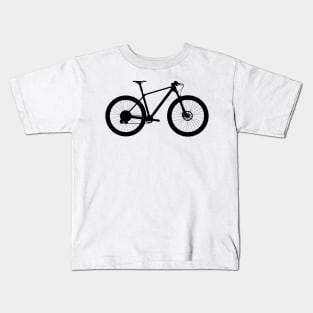 Canyon Exceed Mountain Bike Silhouette Kids T-Shirt